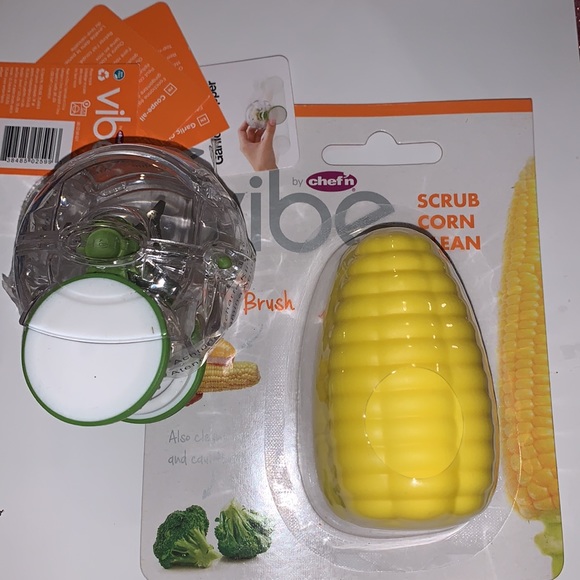 Chef n Vibe garlic chopper & scrub corn brush & avocado slicer - Picture 2 of 8